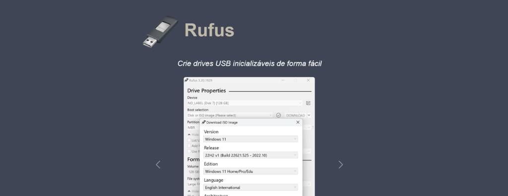 Site oficial do Rufus