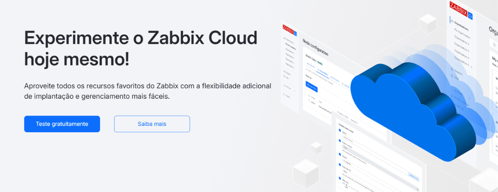 Site oficial do Zabbix