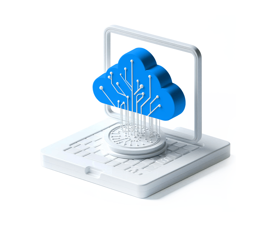 Icon representing cloud-based AI infrastructure and Claude enablement architecture
