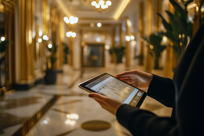 person-comparing-gold