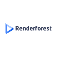 Colorful logo of Renderforest