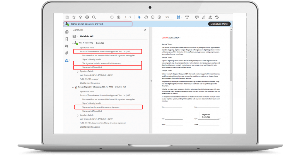 How to verify a digital signaure