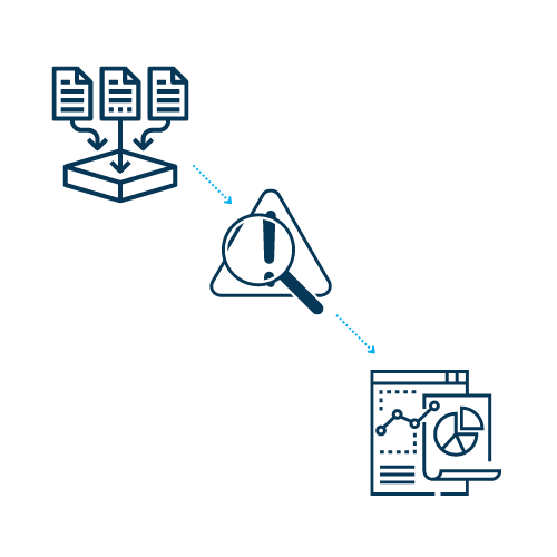 Graphic illustrating automated KYC processes