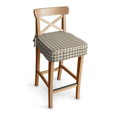 Ülőpárna Ikea Ingolf bárszékhez, világosbarna-ekrü, 136-06, krzesło barowe  Ingolf - Dekoria