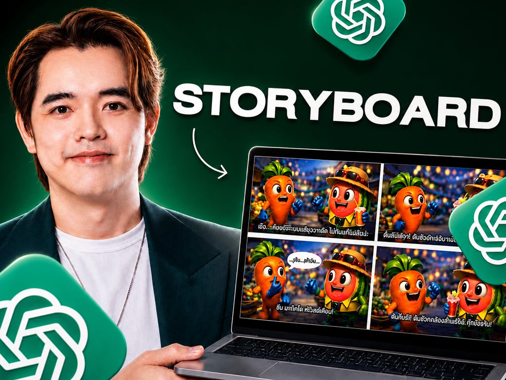 MODULE 3 | เปลี่ยนไอเดียในหัว ให้กลายเป็น Storyboard พร้อมถ่าย