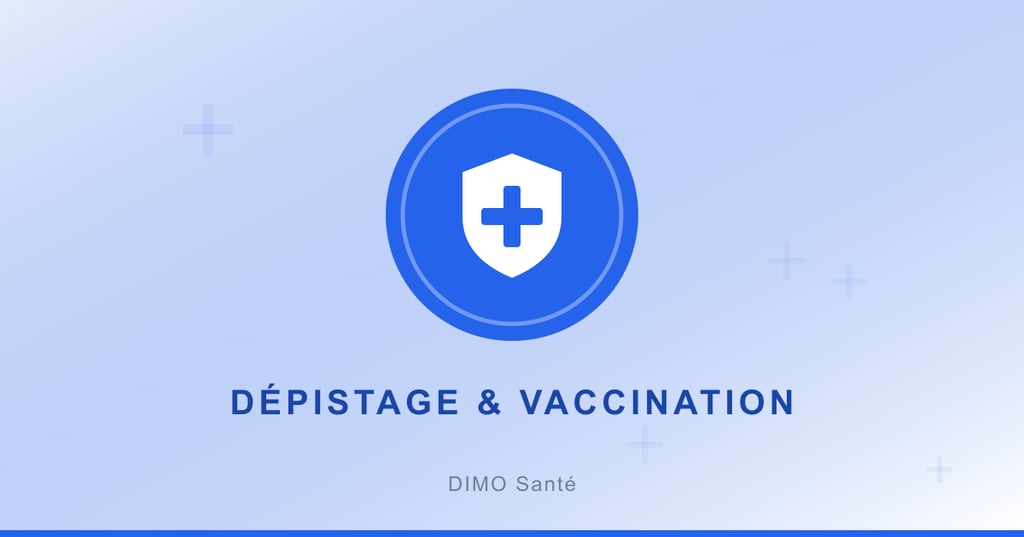Illustration : dépistage et vaccination
