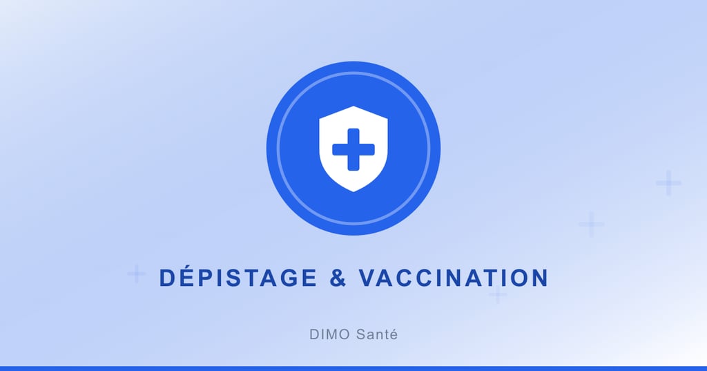Illustration : dépistage et vaccination