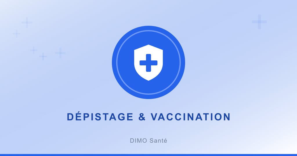 Illustration : dépistage et vaccination