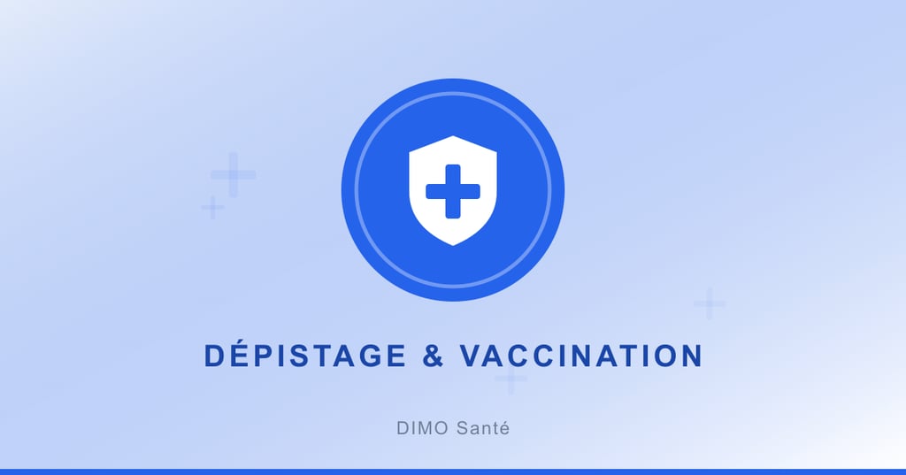 Illustration : dépistage et vaccination