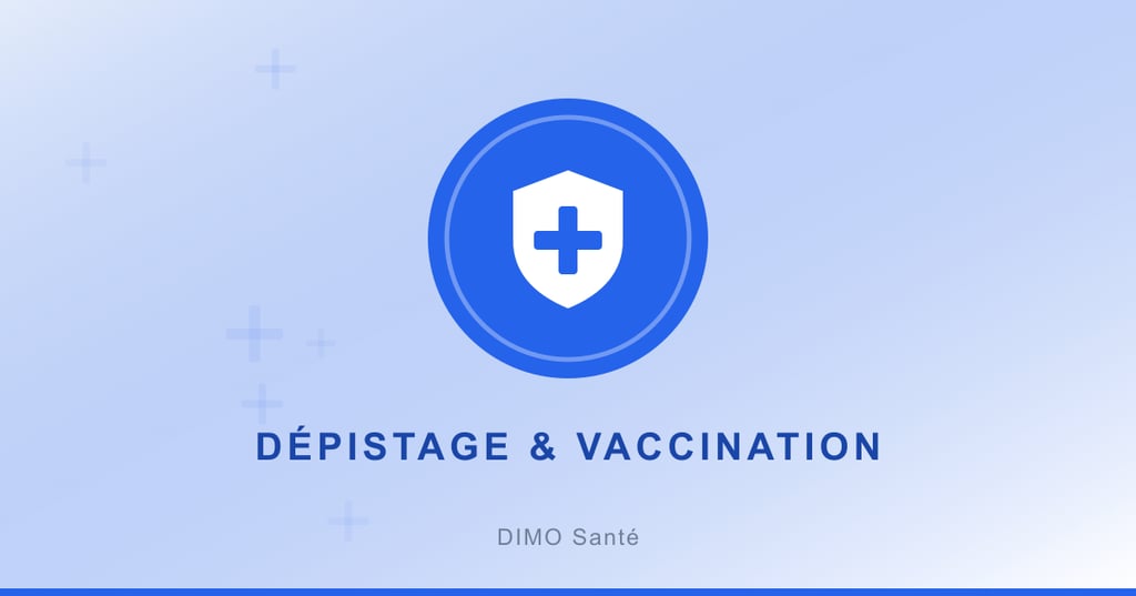 Illustration : dépistage et vaccination
