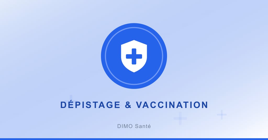 Illustration : dépistage et vaccination