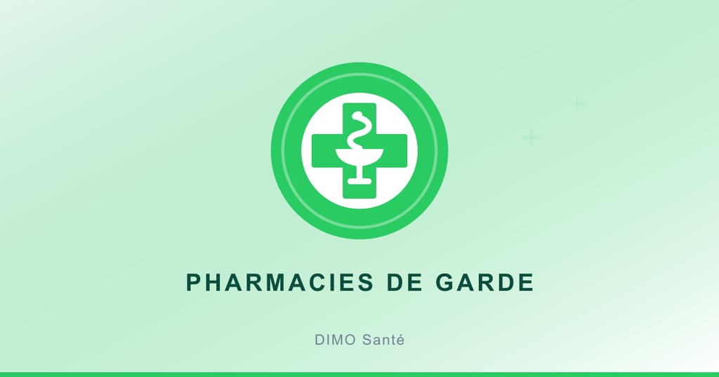 Illustration : pharmacies de garde