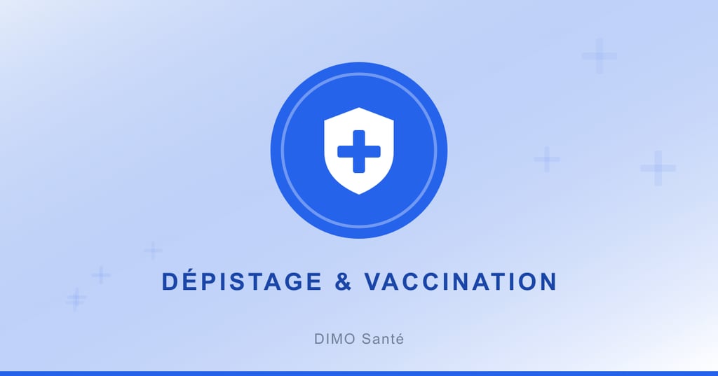 Illustration : dépistage et vaccination