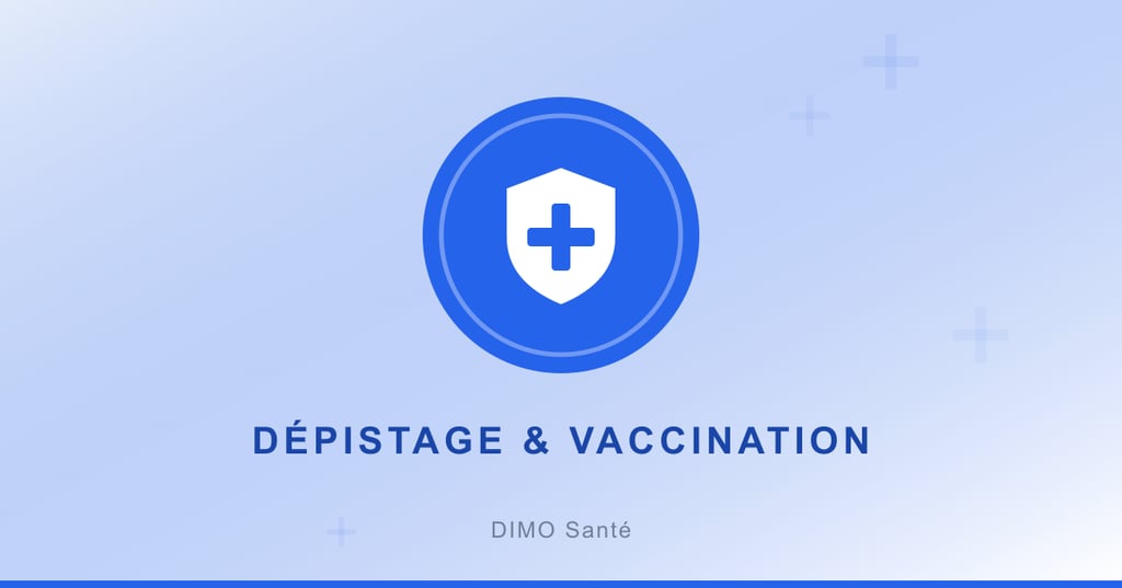 Illustration : dépistage et vaccination
