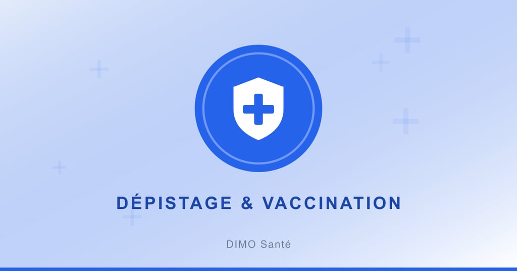 Illustration : dépistage et vaccination