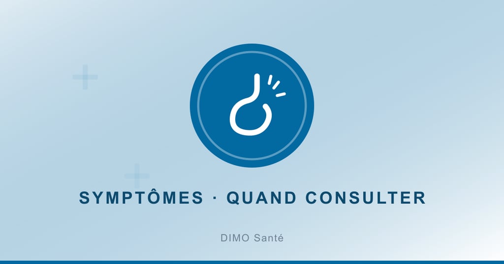 Reconnaître un symptôme et savoir quand consulter