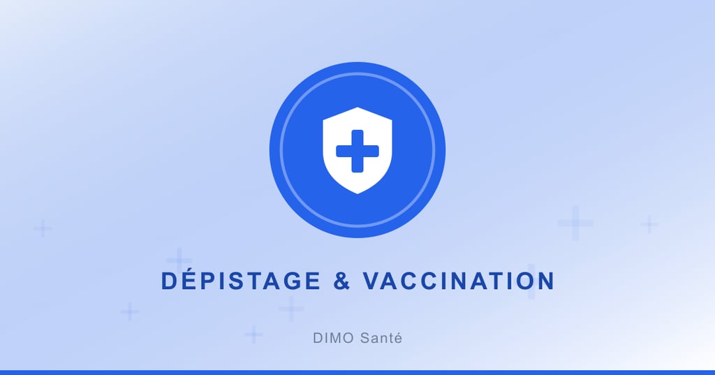 Illustration : dépistage et vaccination
