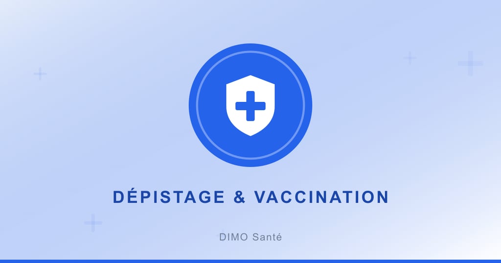 Illustration : dépistage et vaccination