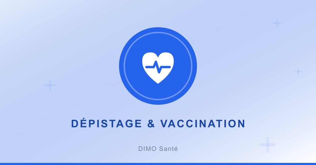 Illustration : dépistage et vaccination