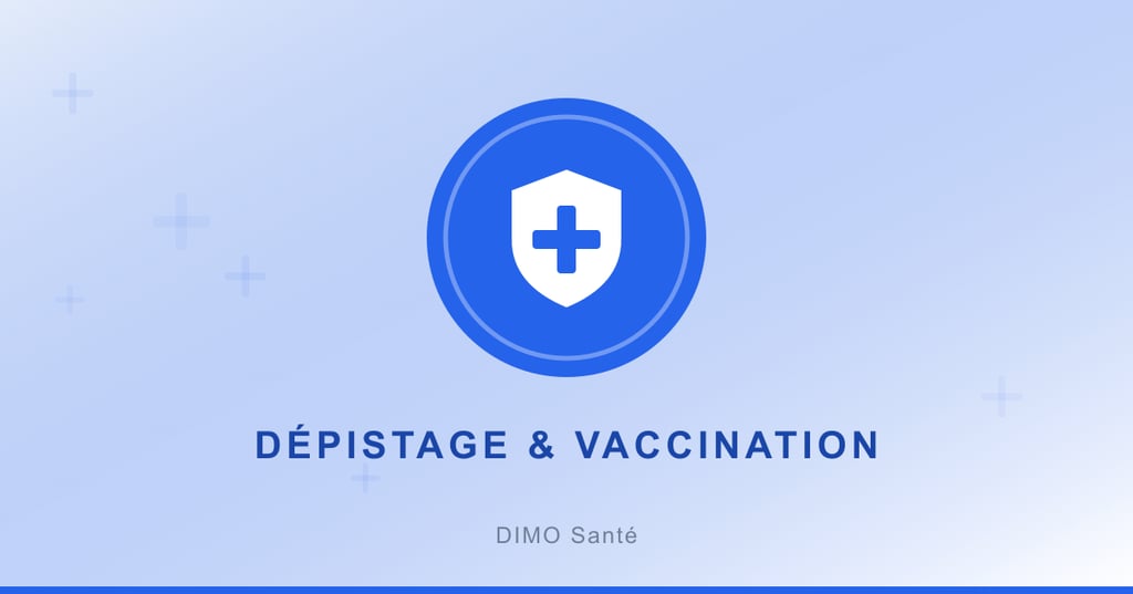 Illustration : dépistage et vaccination