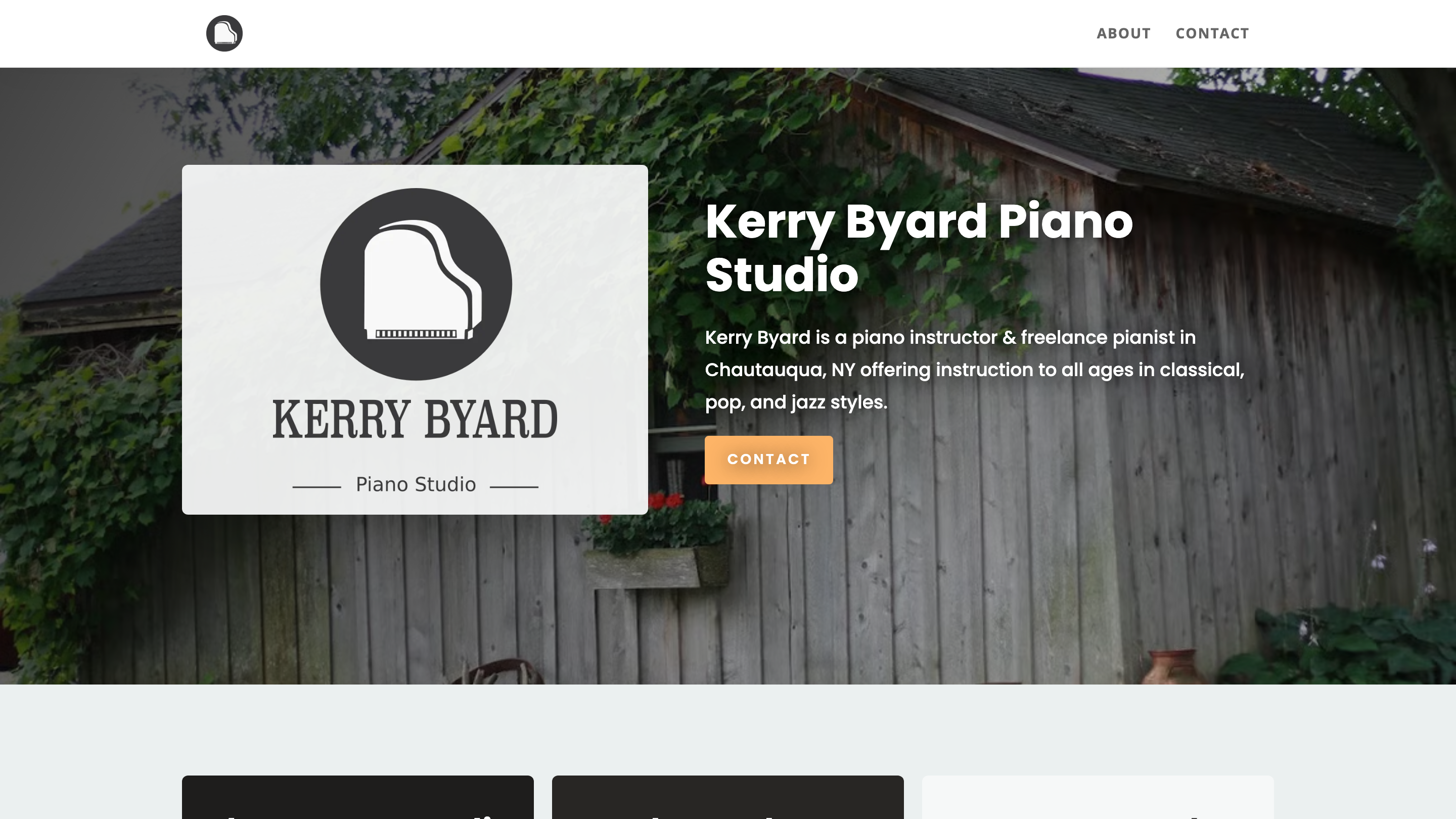 Kerry Byard Piano Studio website