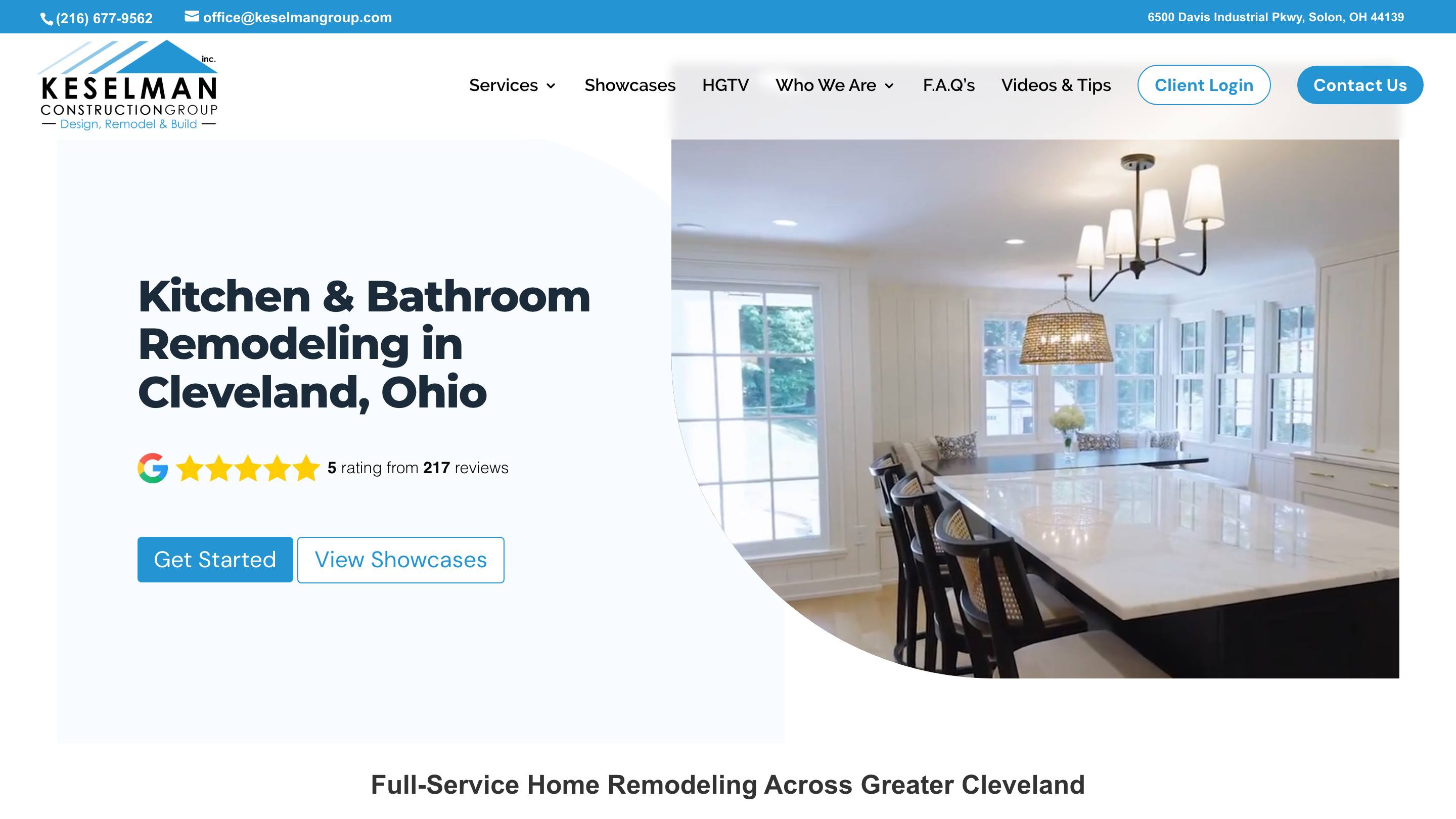 Keselman Construction Group website