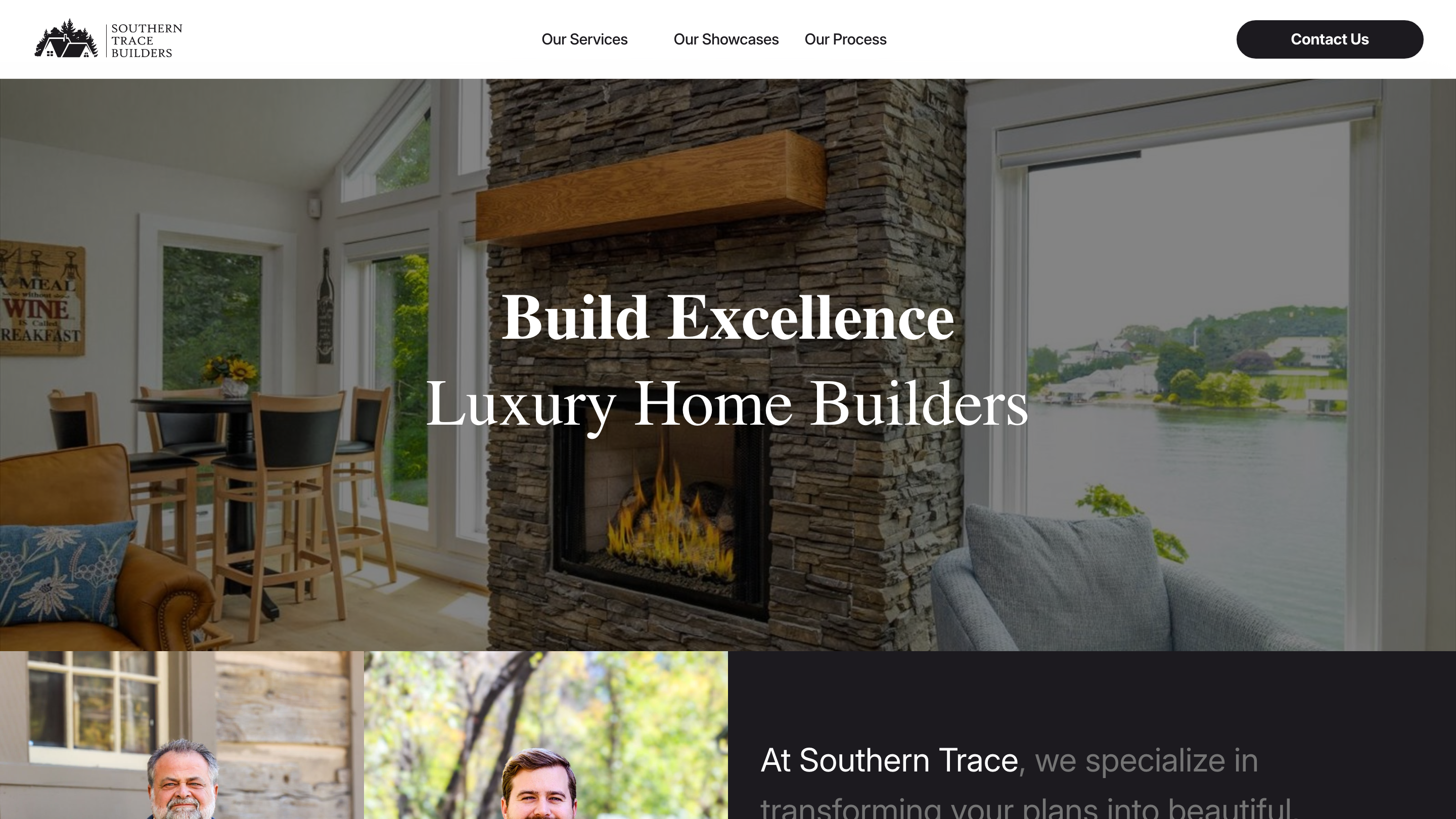 Southern Trace Builders website