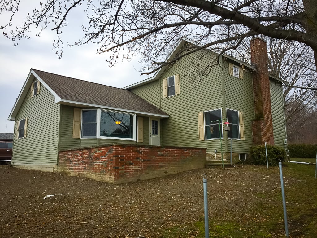 Home with new siding and windows in Lakewood, NY