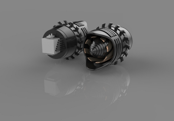 CNC 가공을 통해 항공우주 부품을 제작한 사진이다.