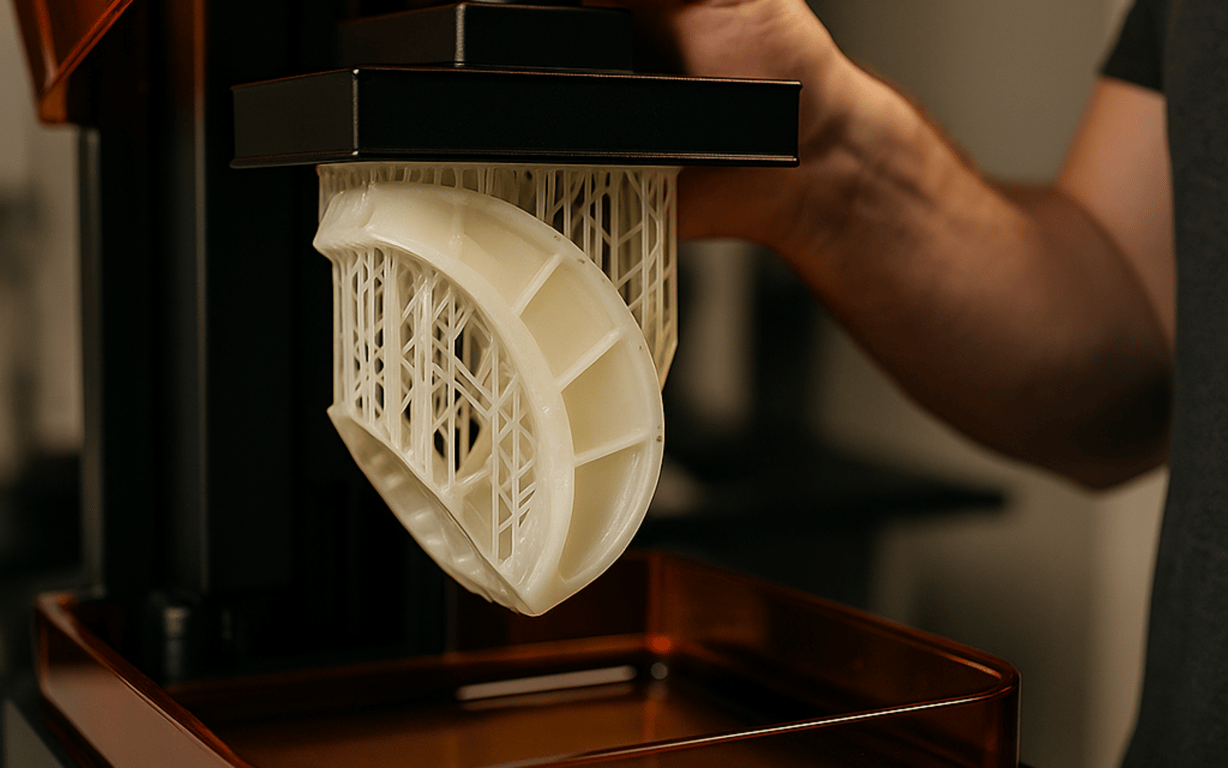 SLA 3D 프린터 이미지 예시