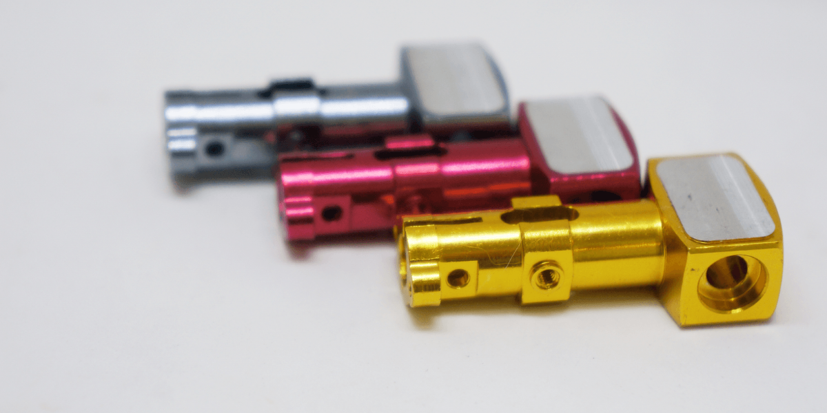 알루미늄 아노다이징 예시 사진