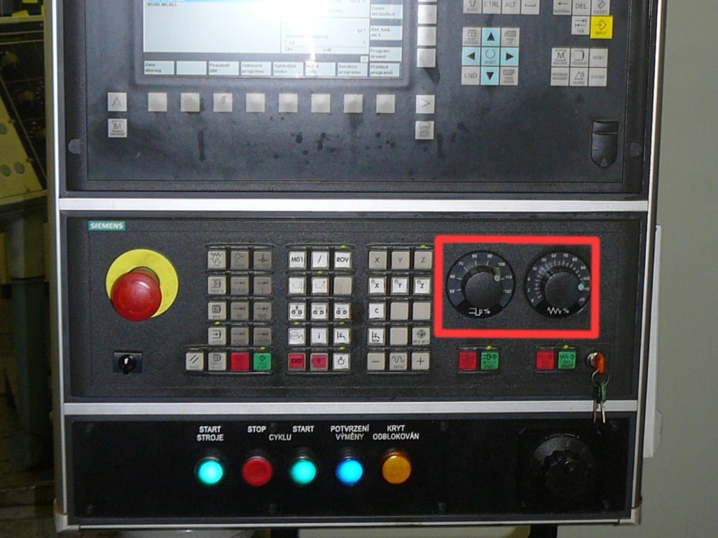 핸들(MPG; Manual Pulse Generater) 예시