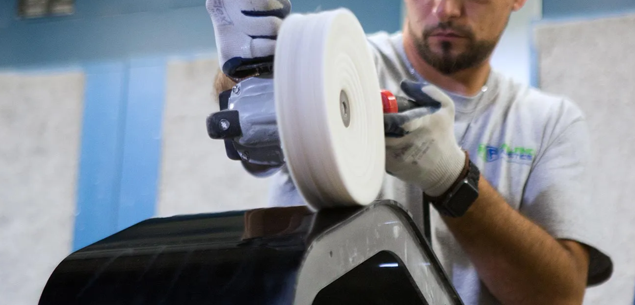 기계적마감, 광택처리, 플라스틱마감, 플라스틱연마