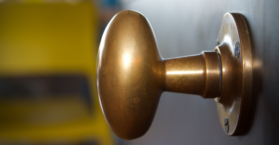 구리 황동 도금, 황동 도금, 황동 손잡이