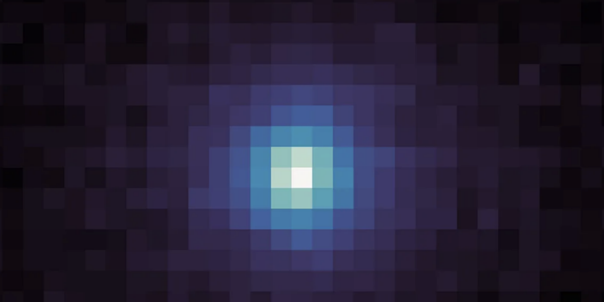 성간혜성 꼬리 사진