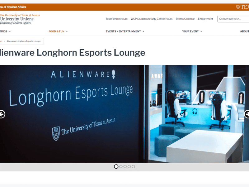 Alienware Longhorn Esports Lounge