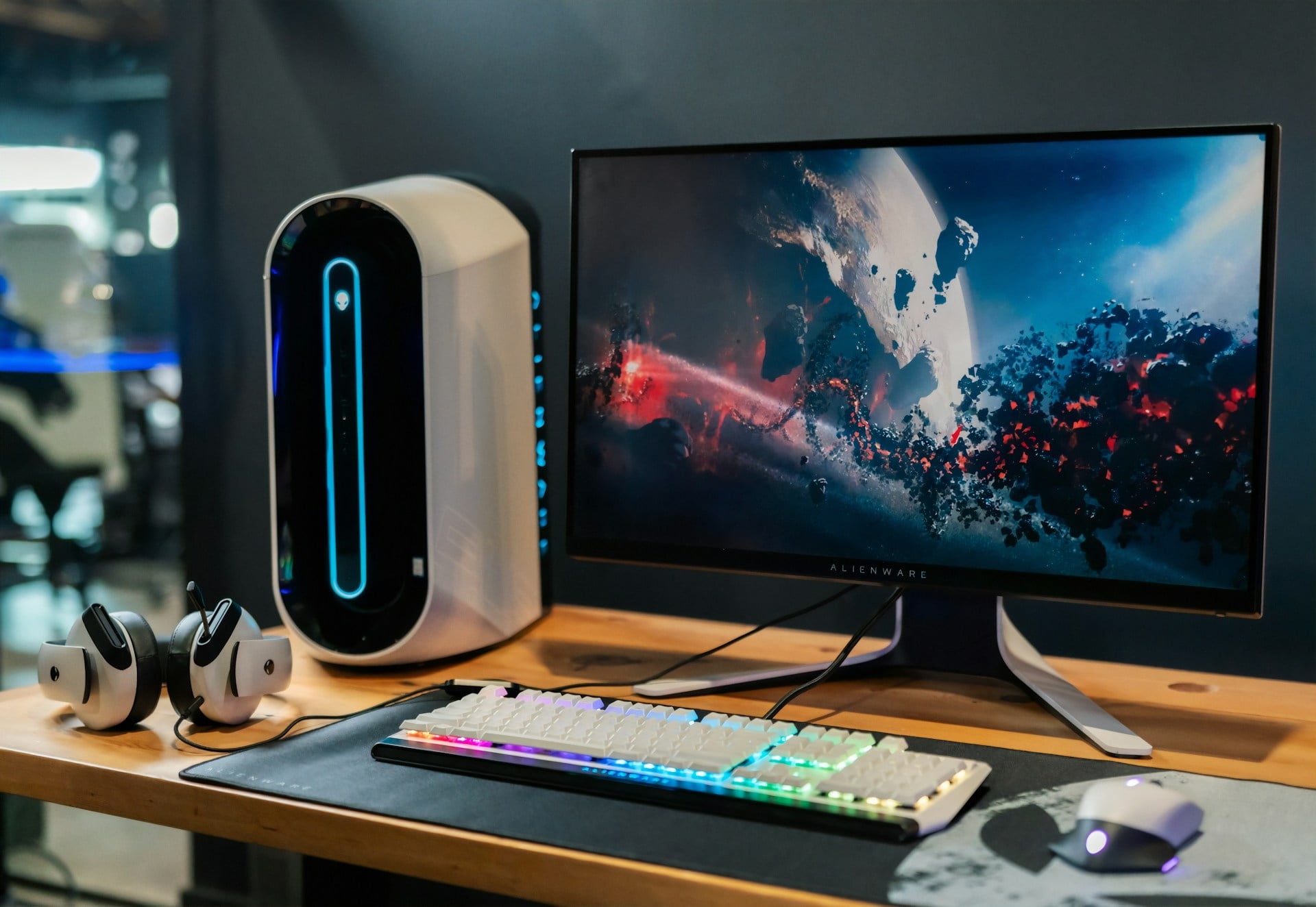 a desktop computer monitor sitting on top of a desk subpixels