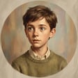 Young Forrest from Forrest Gump portrait