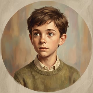 Young Forrest from Forrest Gump portrait