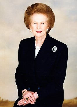 Portrait of Margaret Thatcher