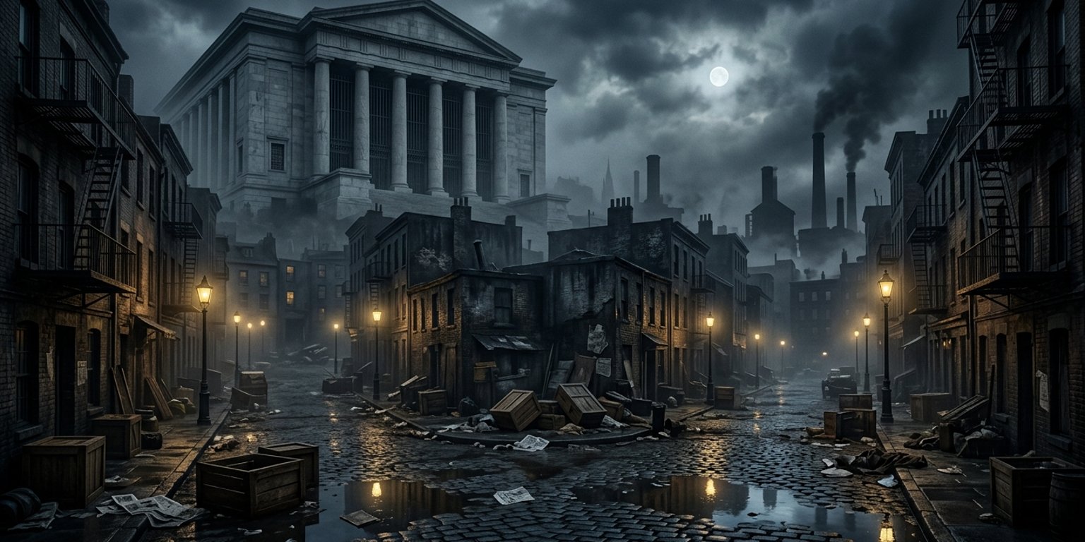 Society's Mirror: Justice, Inequality, and Human Flaws cover image