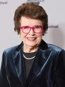 Portrait of Billie Jean King