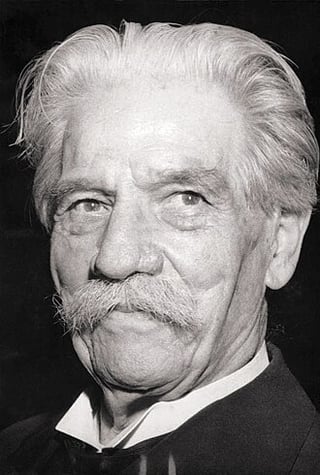 Portrait of Albert Schweitzer