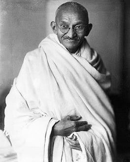 Portrait of Mahatma Gandhi (Mohandas Karamchand Gandhi)