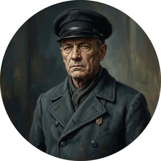 Judge from The Shawshank Redemption portrait