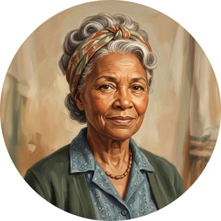 Mrs. Gump from Forrest Gump portrait