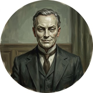 Samuel Norton from The Shawshank Redemption portrait