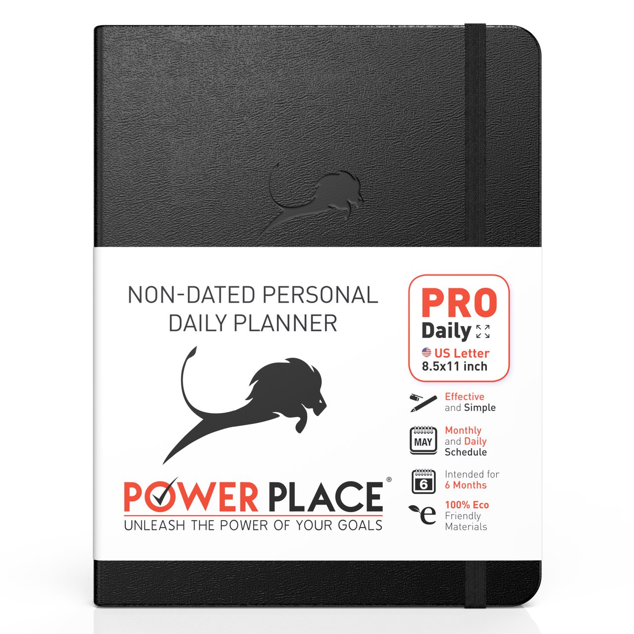 Daily Planner (Black, A4) — view 1