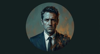 Harvey Dent from The Dark Knight portrait