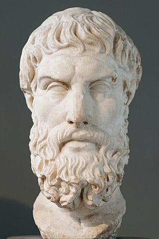 Portrait of Epicurus